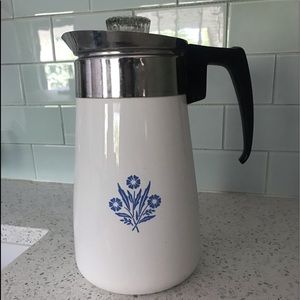 CorningWare 9 cup vintage coffee percolator.